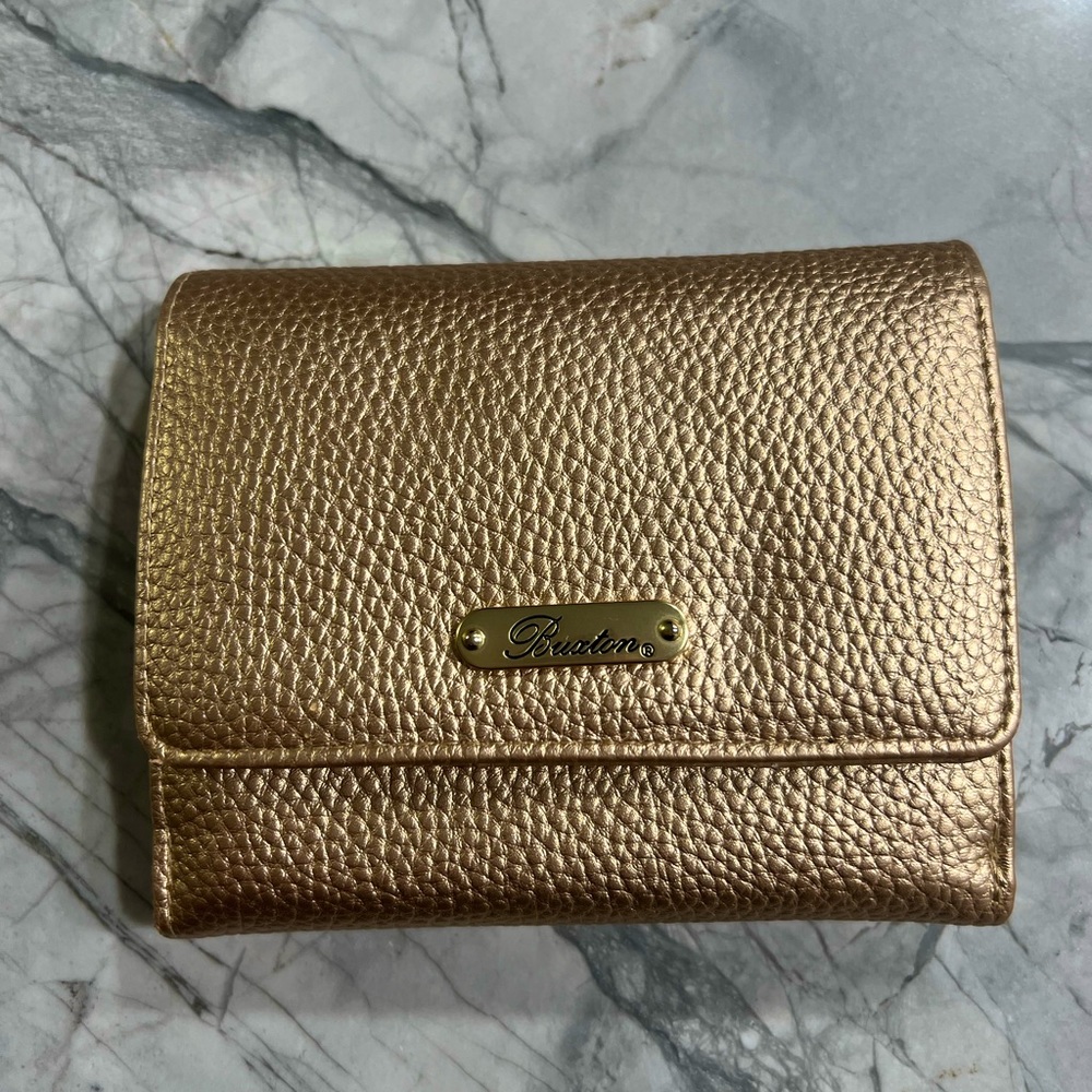 Rose gold Buxton wallet